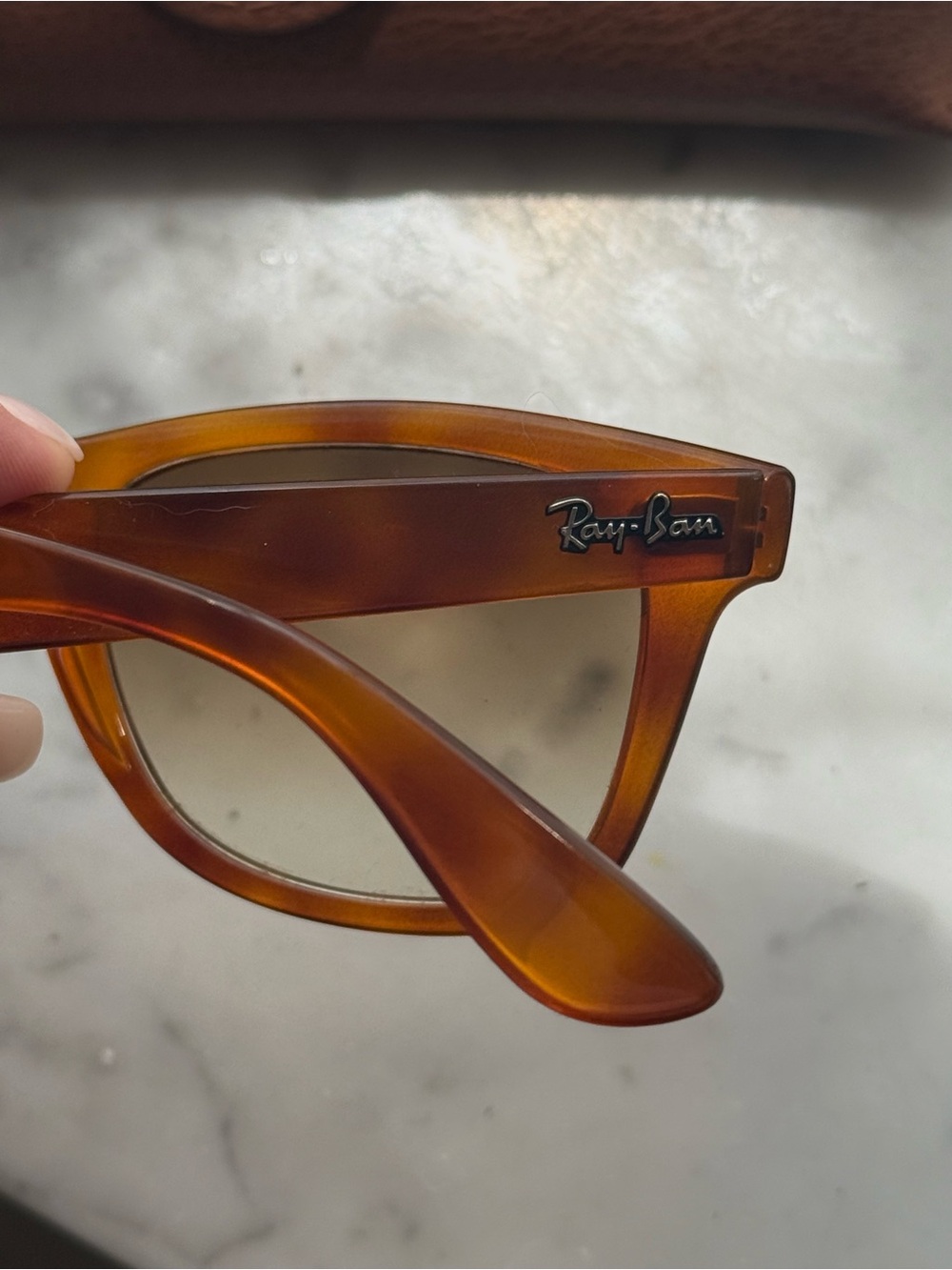Ray-Ban Brown Tortoiseshell Sunglasses - Picture 5 of 5